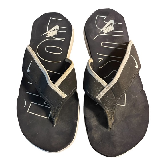 Unisex Nike slippers men’s size : 8 women’s size : 9 navy blue - Picture 7 of 11